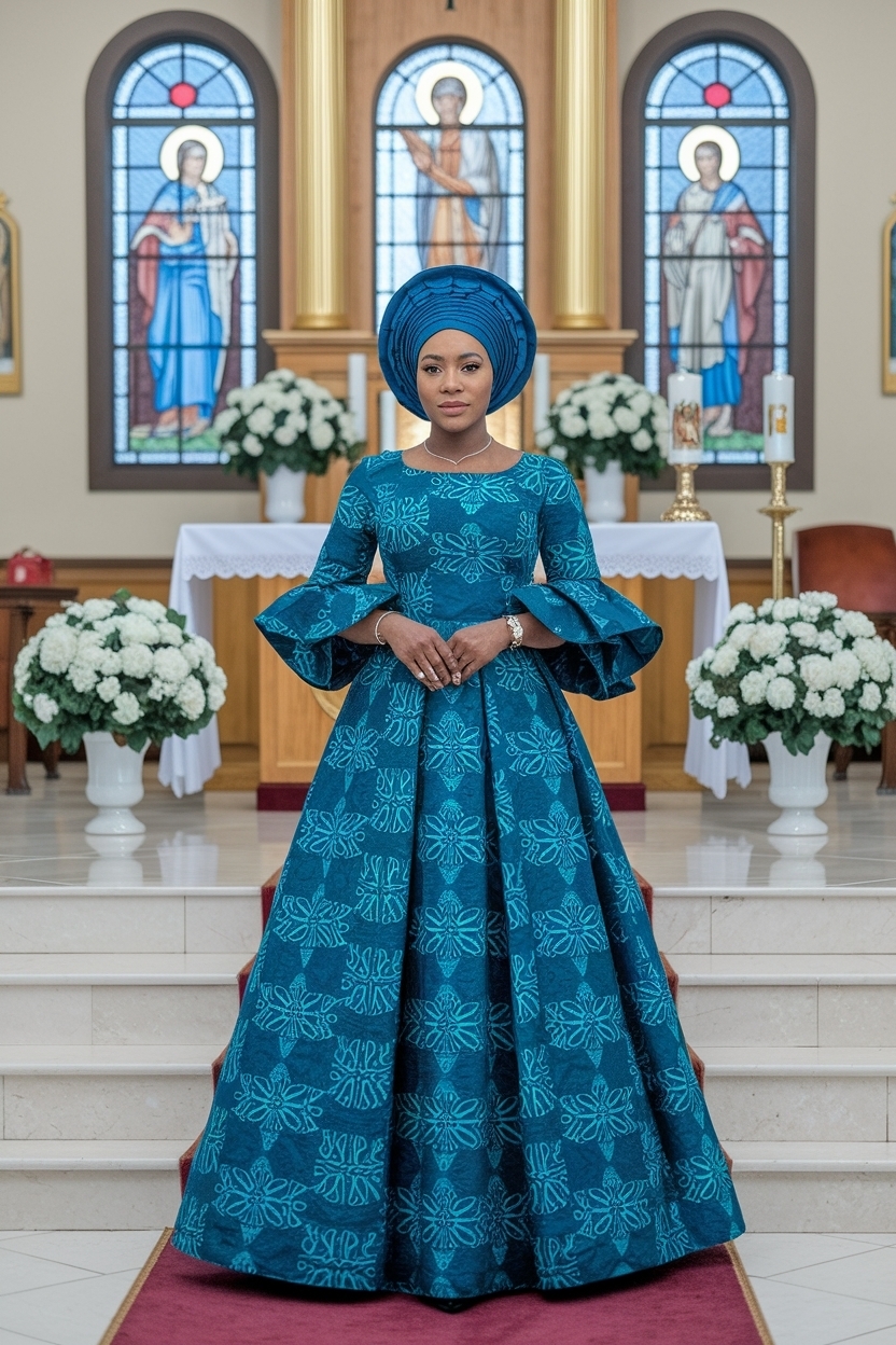 Church Outfit for Women in Nigeria: Cultural Elegance outfit idea