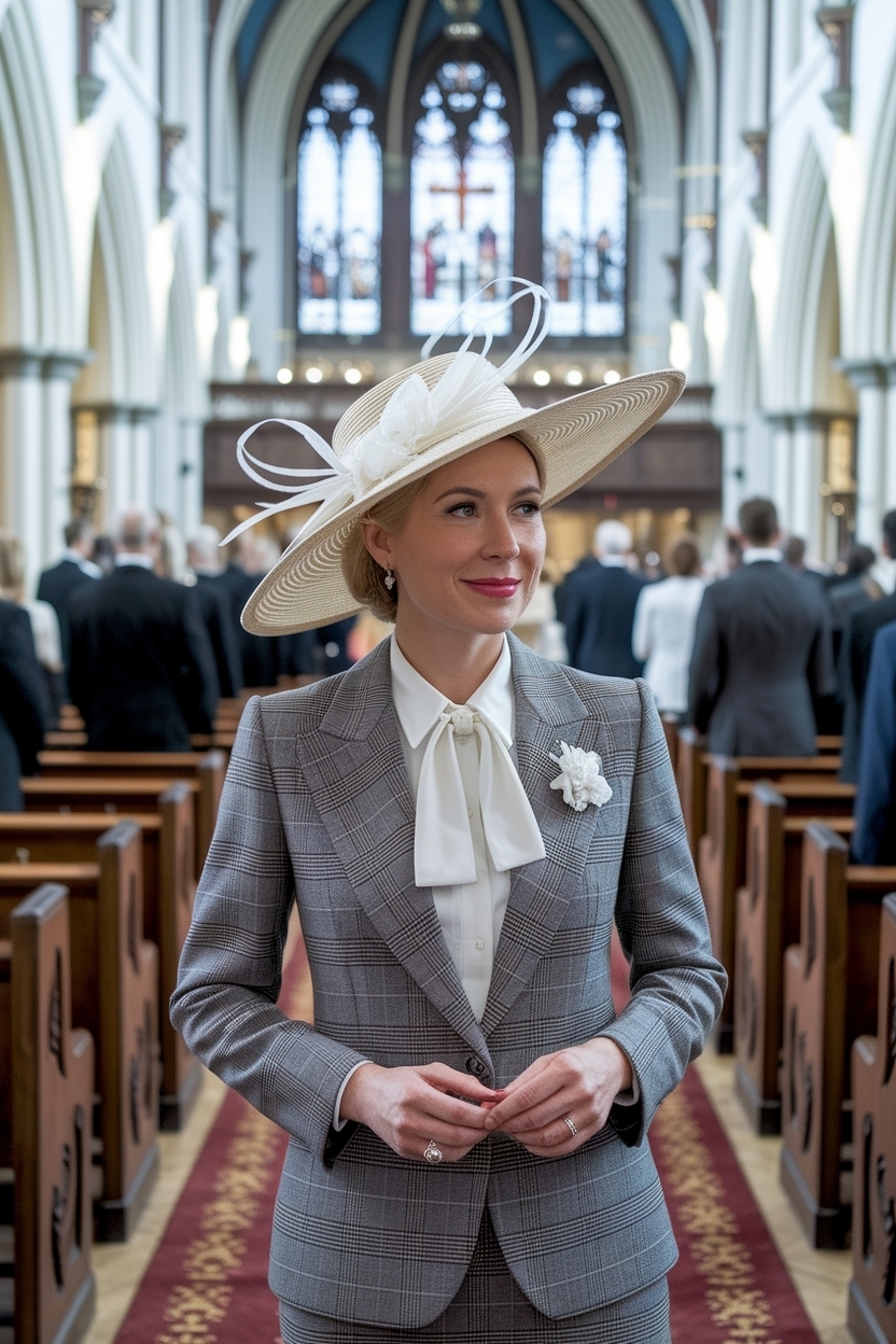 Trendy Church Outfit with Hat for Women: Accessorize Right outfit idea