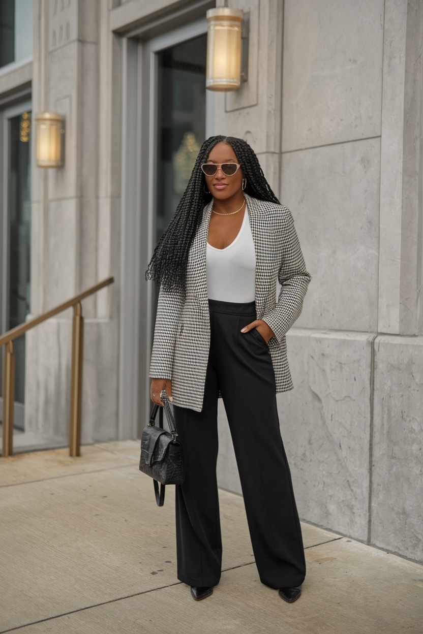 Church Pants Outfit Black Women for Sunday Style outfit idea