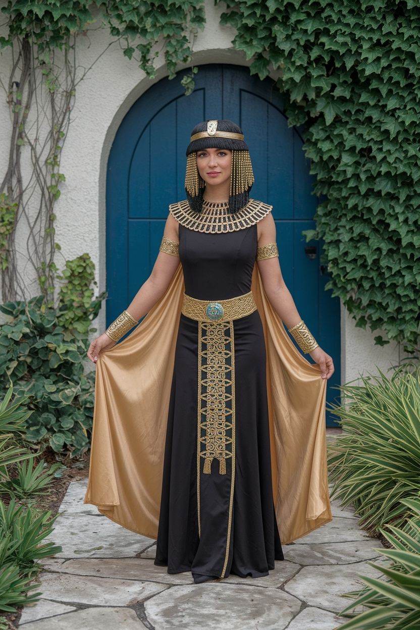 Dazzling Cleopatra Halloween Costume Outfit to Impress outfit idea
