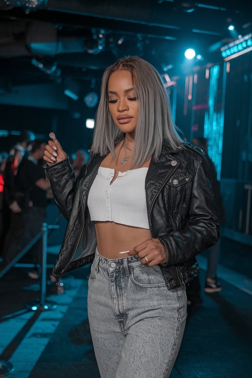 Casual club outfits for women night baddie jean outfit idea