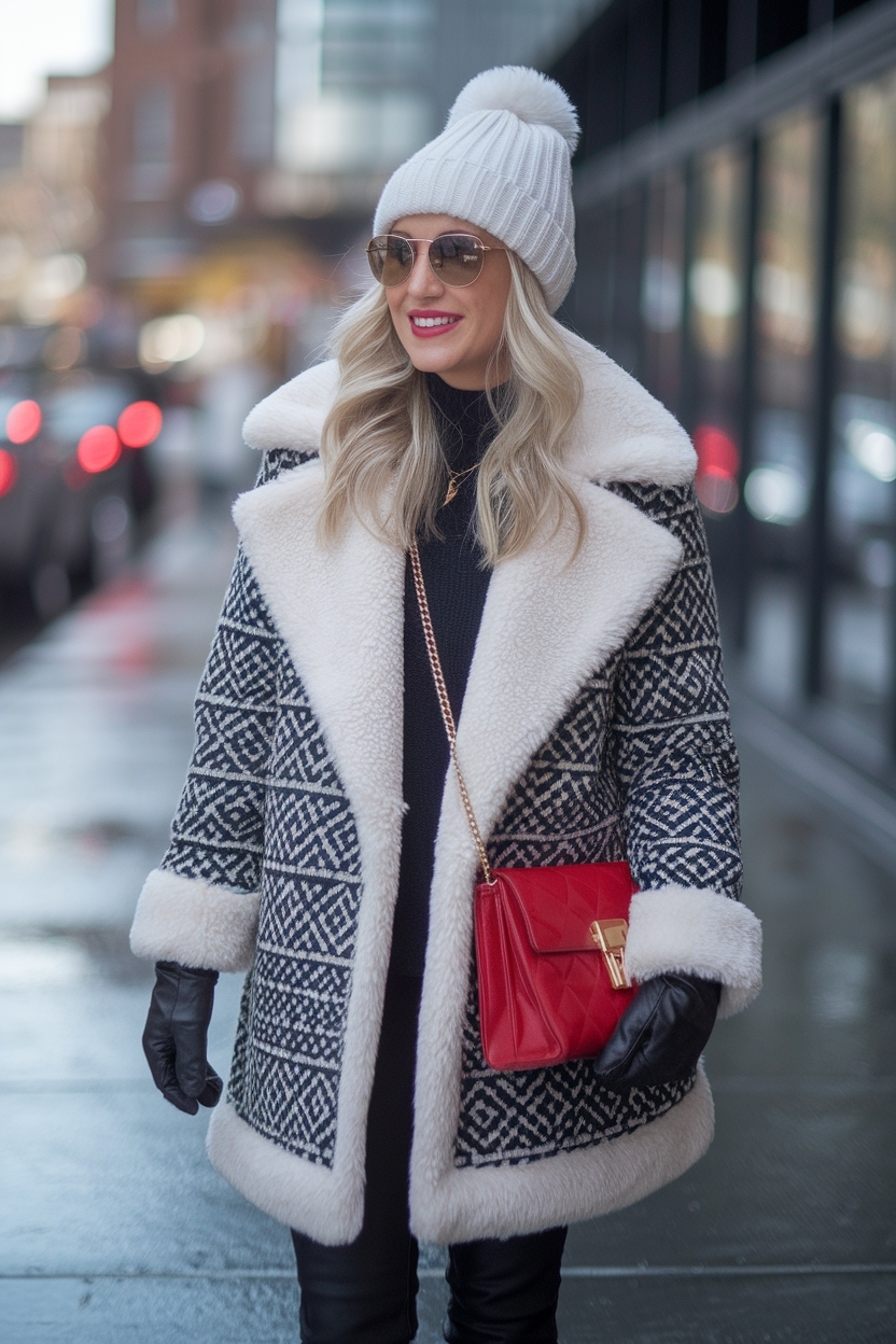 Chic Cold Weather Holiday Outfits for Festive Events outfit idea