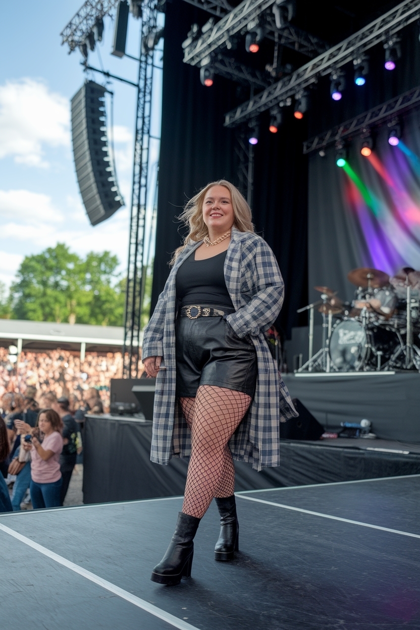 Concert Outfit Ideas Plus Size for Music Lovers outfit idea
