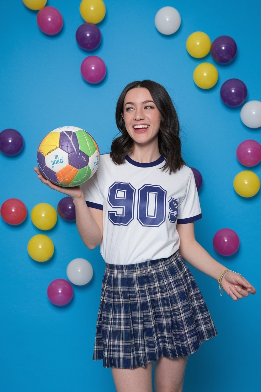 Decades Day Outfits Spirit Week 90s: Retro Vibes Galore outfit idea