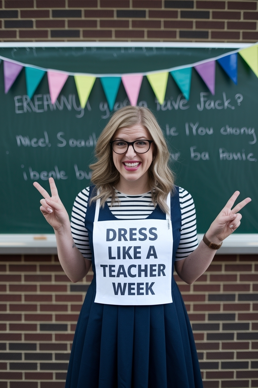 Dress Like a Teacher Spirit Week with Fun Styles outfit idea