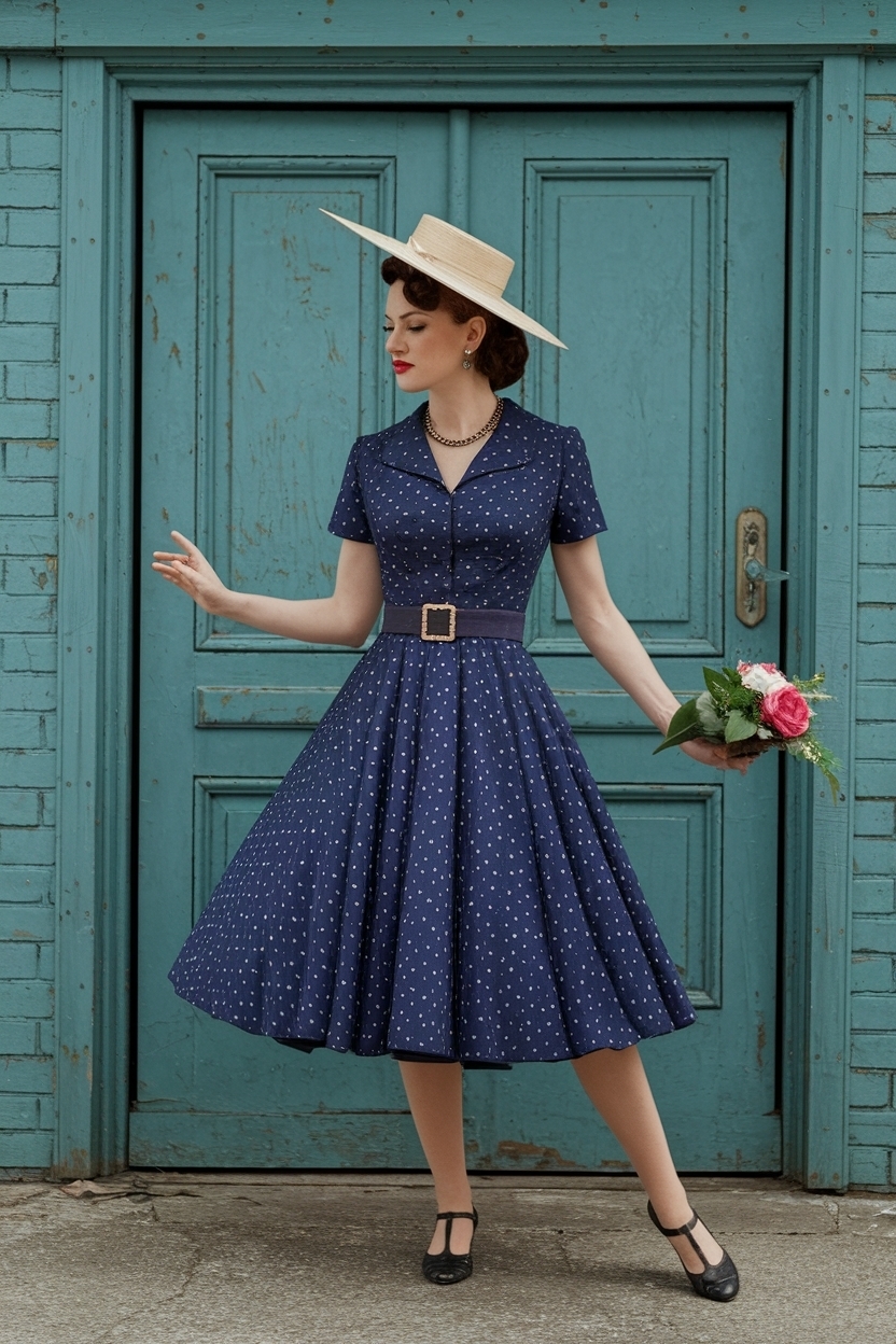 Dress to Impress 1950 Outfits: Vintage Glamour Reimagined outfit idea