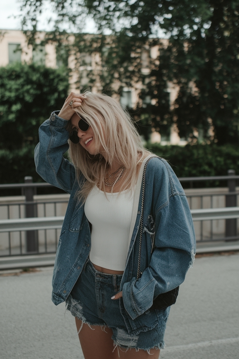 Edgy Summer Outfits Soft Grunge for a Bold Look outfit idea