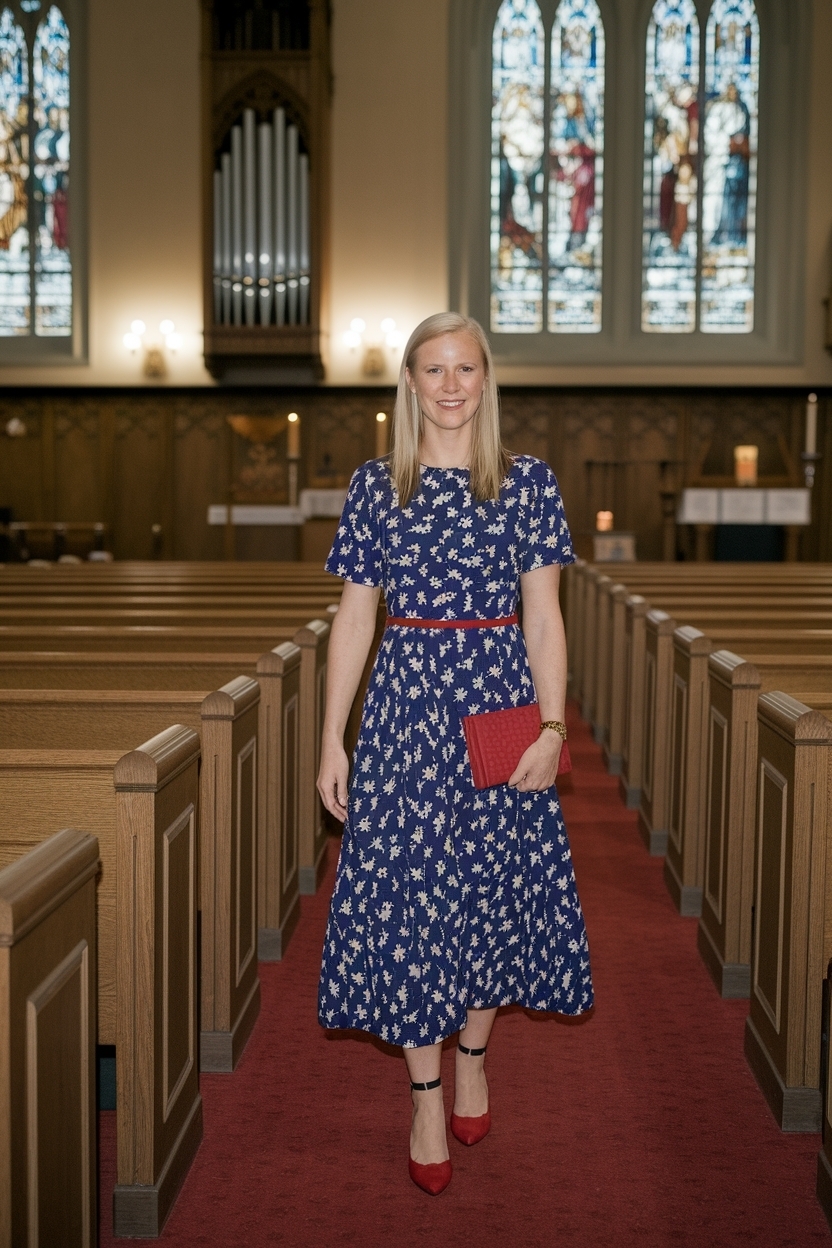 Friday Night Church Outfit Women: Shine on Casual Nights outfit idea