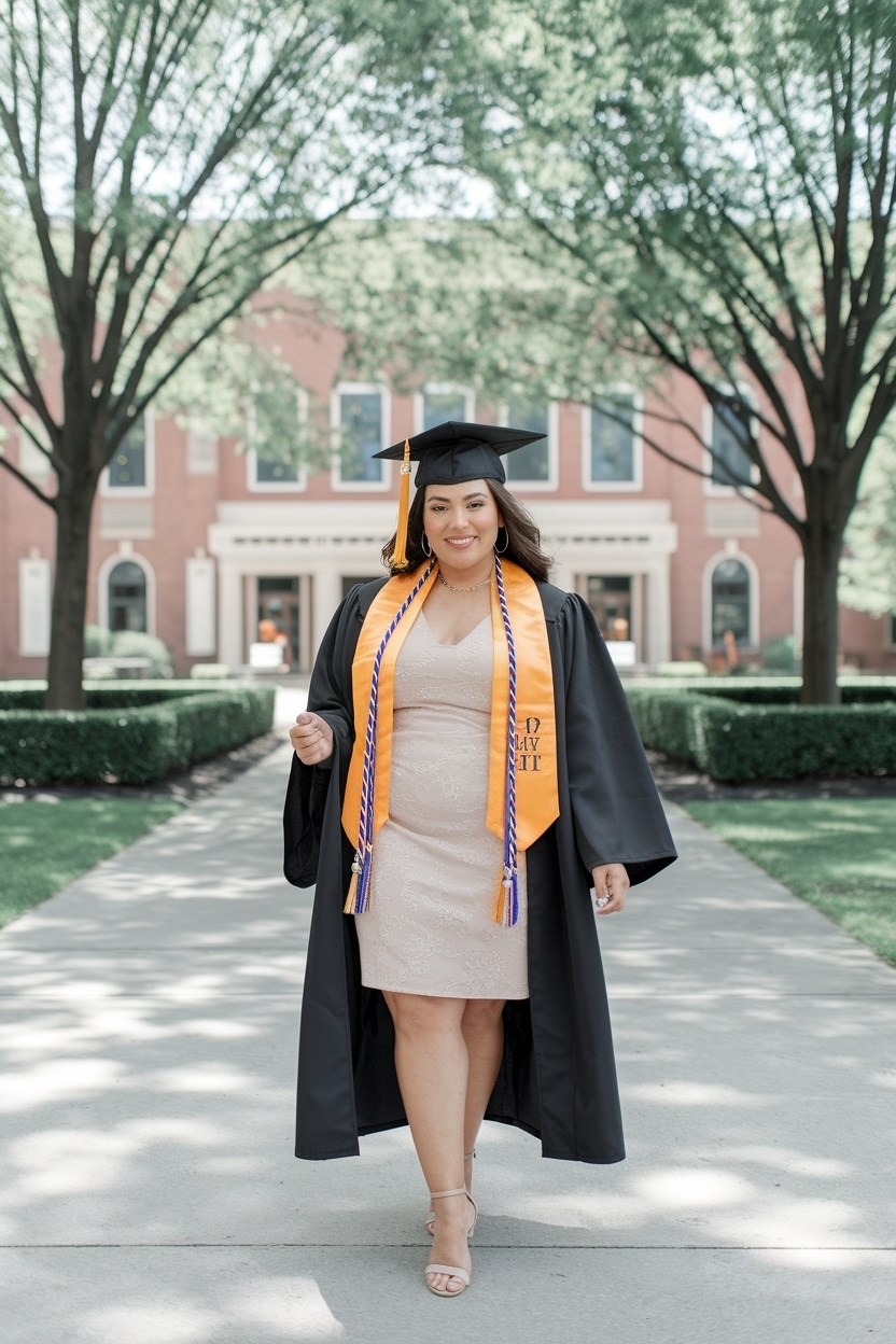 Graduation Outfit Ideas Plus Size for Celebrations outfit idea