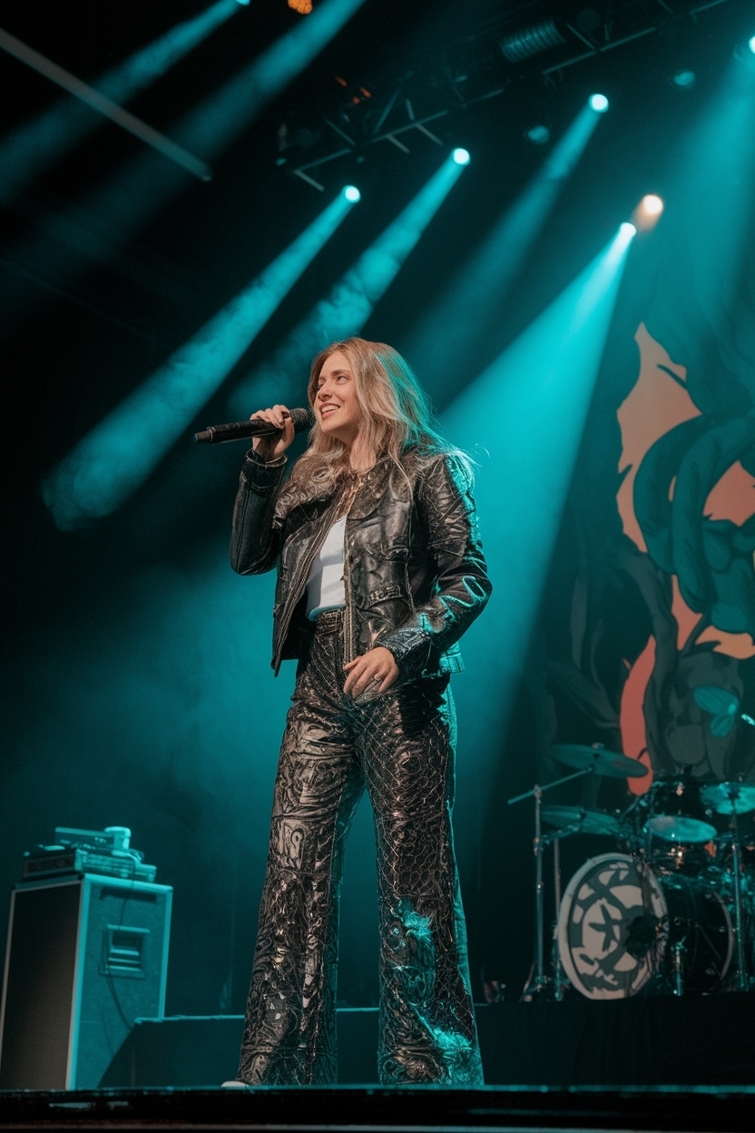 Greta Van Fleet Concert Outfit for Rocking the Night outfit idea