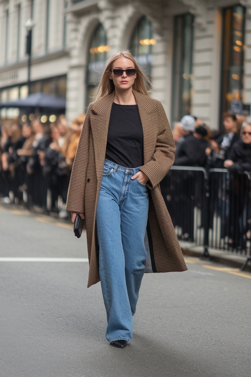 Stylish Jeans and Black Top Outfit Combinations outfit idea