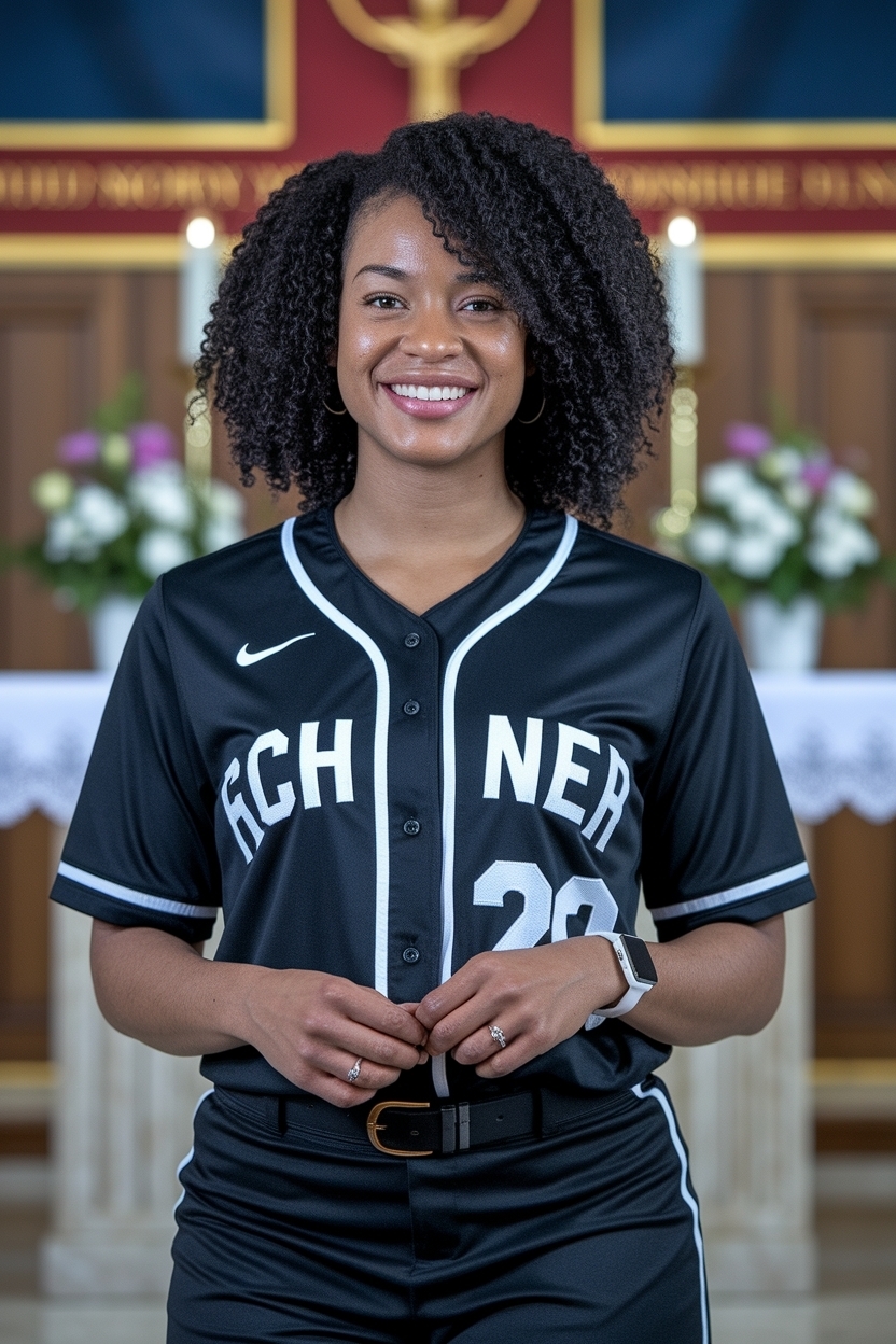 Comfortable Jersey Outfit Choices for Black Women at Church outfit idea