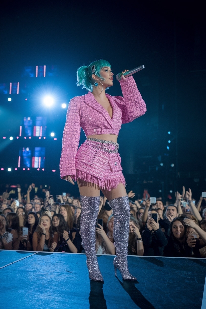 Katy Perry Concert Outfit Ideas for Bold and Bright Styles outfit idea