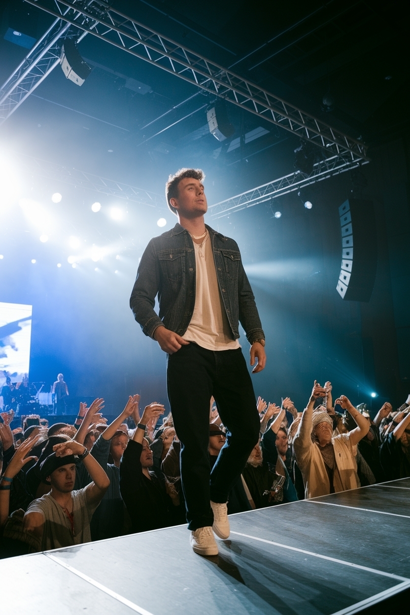 Mens Outfit Ideas for Concert: Look Sharp and Comfortable outfit idea