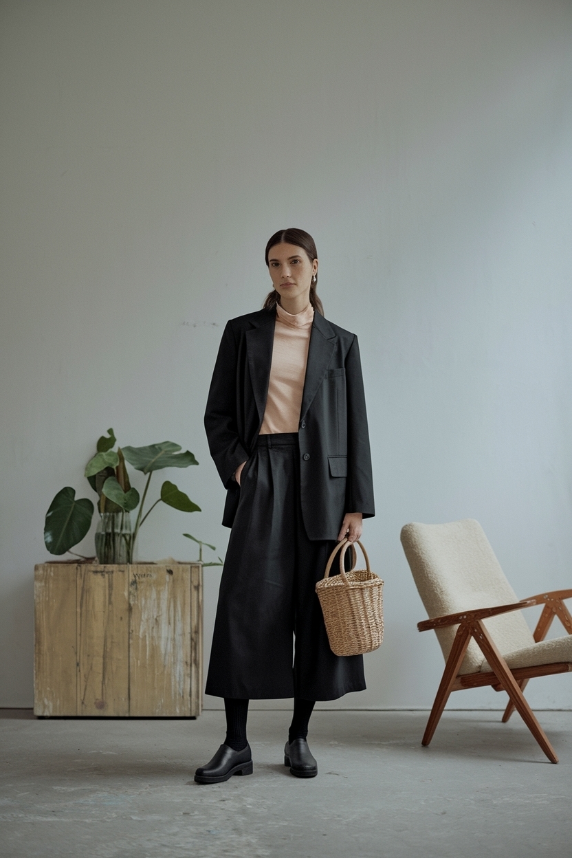 Minimalist Wardrobe Basics Women Should Consider outfit idea