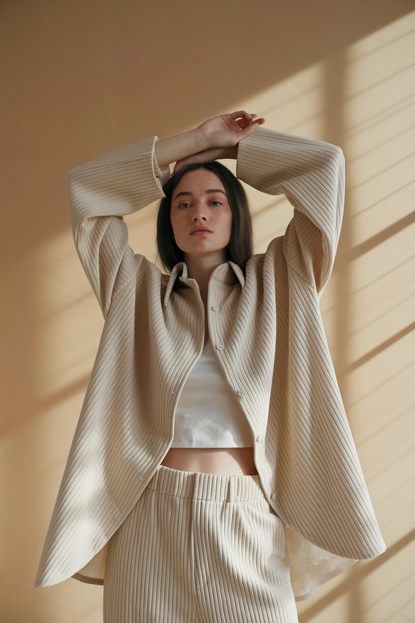 Model Wearing Minimalist You Need to See Today outfit idea