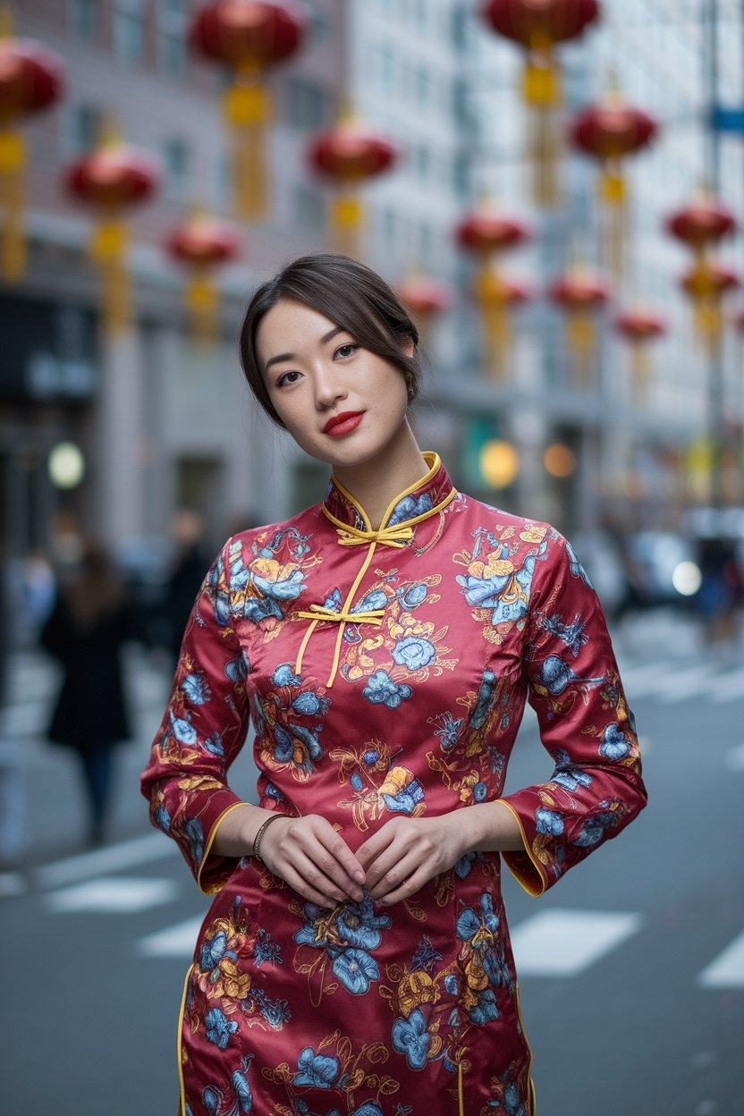 Modern Chinese New Year Outfit: Fresh Looks for 2023 outfit idea