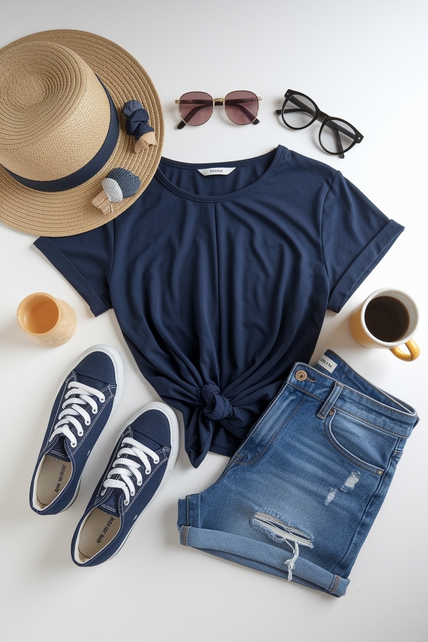 Navy Blue Top Outfit Ideas for Stylish Looks outfit idea
