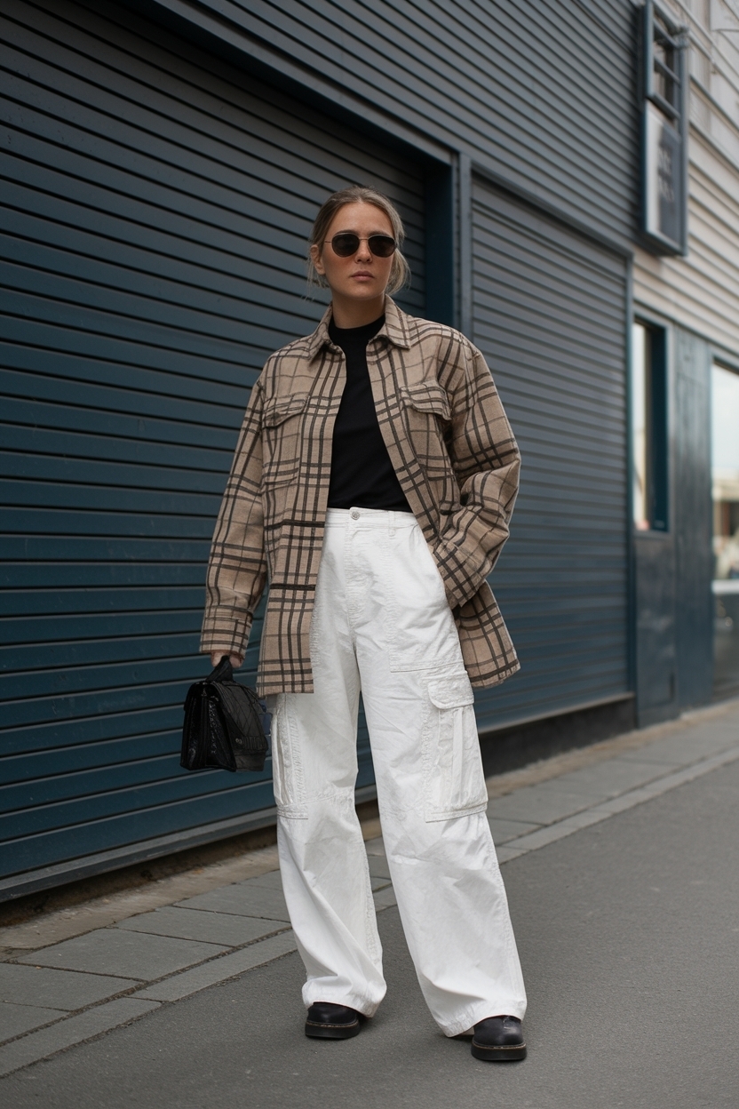 Off White Cargo Pants Outfit: Effortless Elegance This Season outfit idea