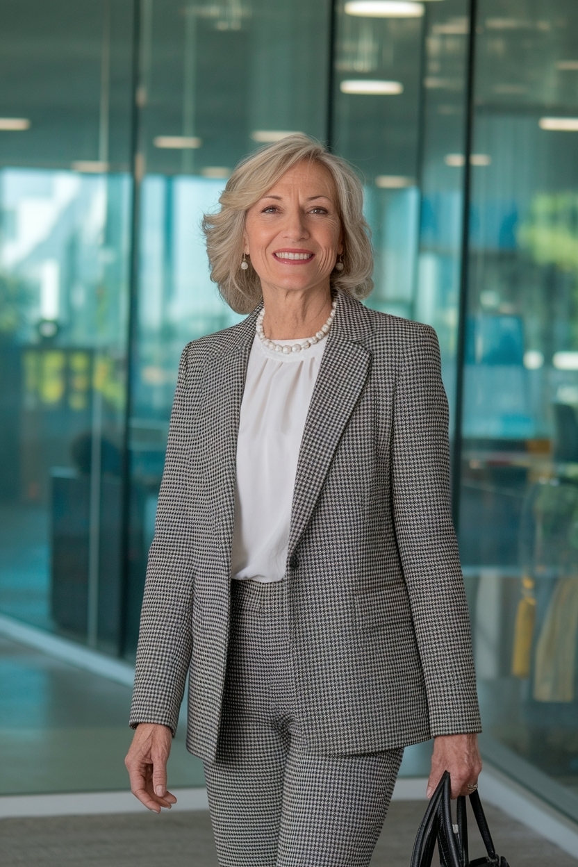 Office Outfits for Women Over 50: Professional Yet Casual outfit idea