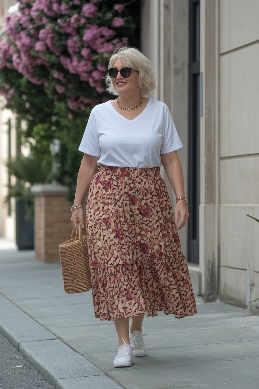 Plus Size Fashion for Women Over 50 Summer: Stay Chic outfit idea