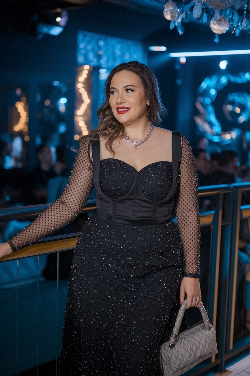 Plus Size Going Out Outfits Night Club to Shine outfit idea