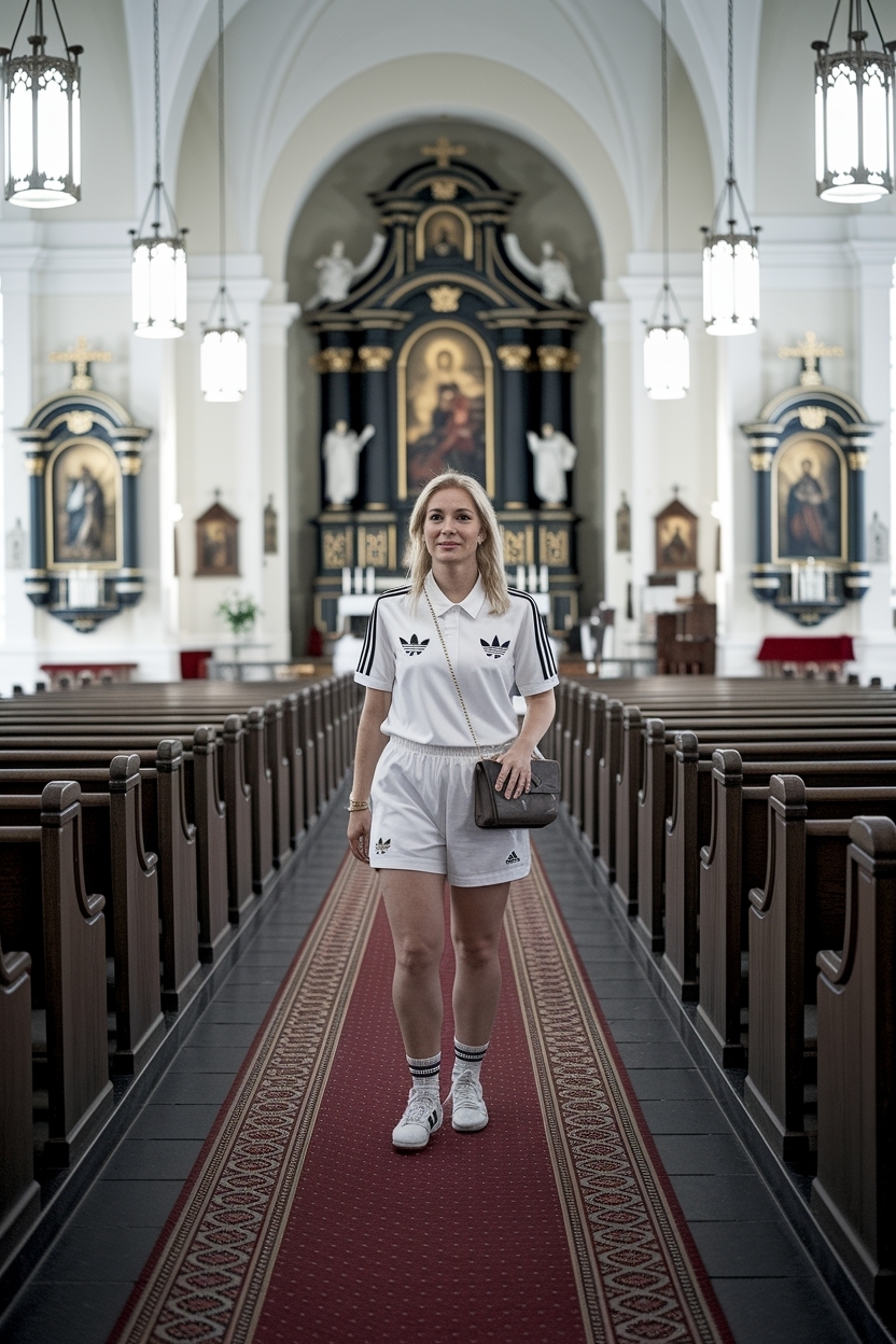 Sambas Adidas Women Outfit Church for Fashionable Events outfit idea