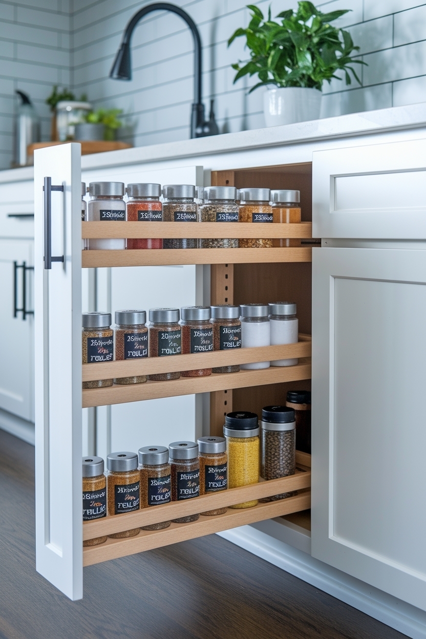 Spice Rack Cabinet Pull Out Solutions for Your Kitchen outfit idea