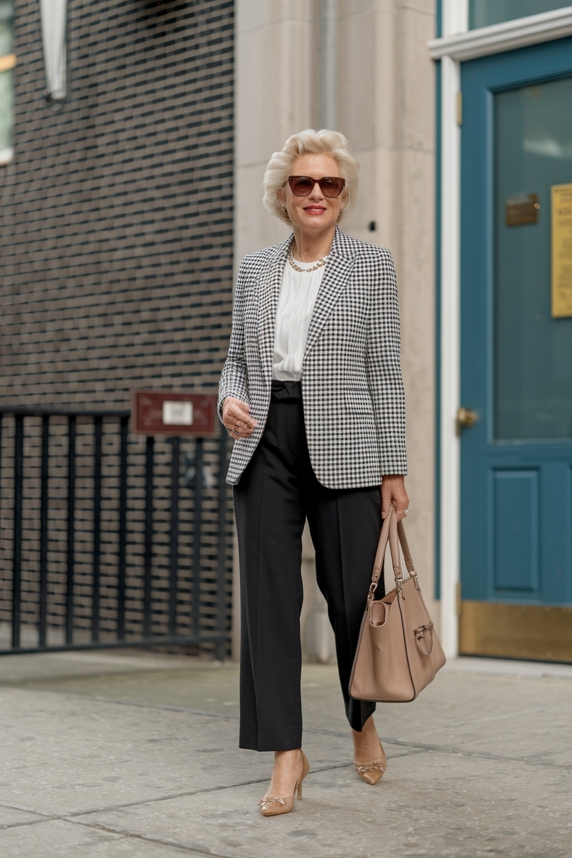 Spring Office Outfits Women Over 50: Professional and Stylish outfit idea