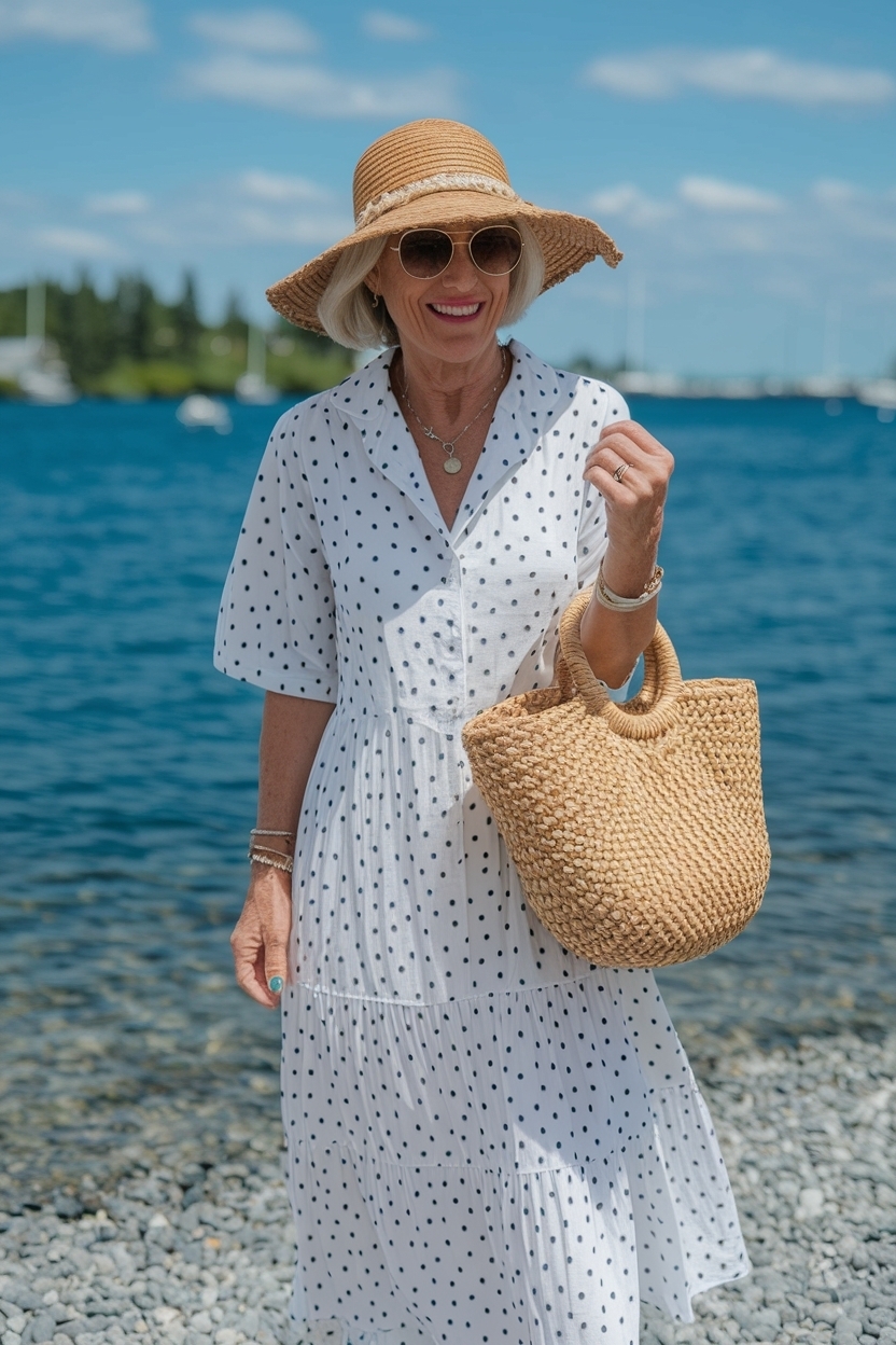 Summer Beach Outfit Women Over 50: Effortless Looks outfit idea