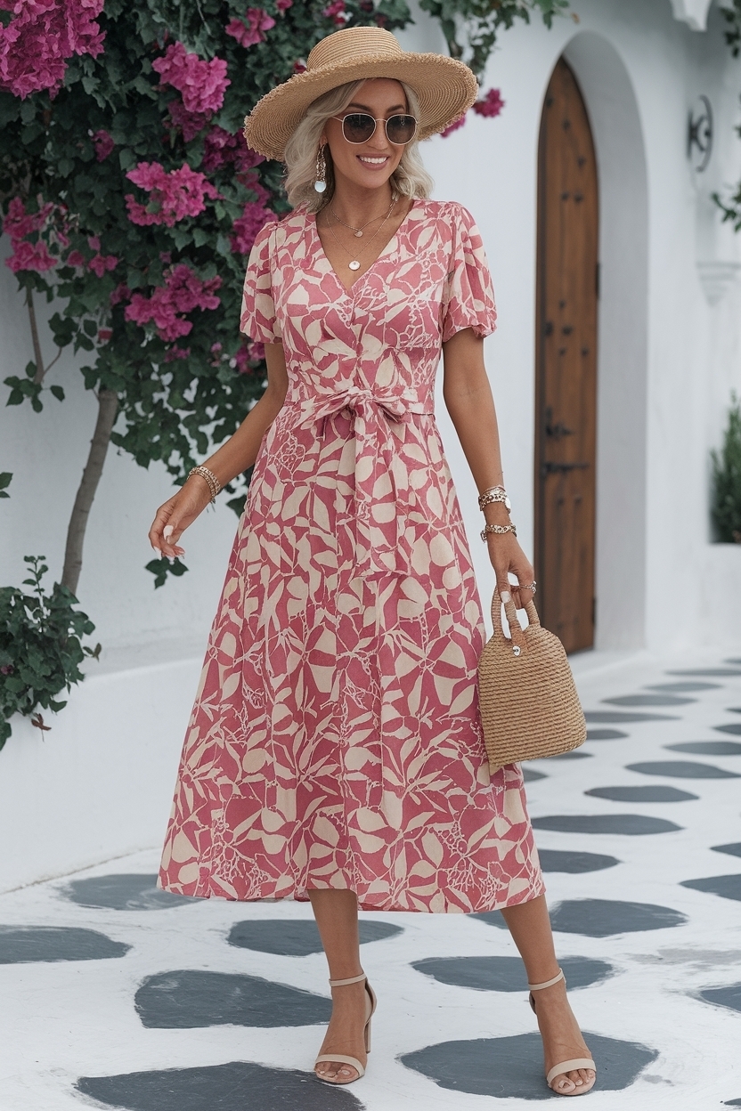 Perfect Summer Dresses Women Over 50 Will Love outfit idea
