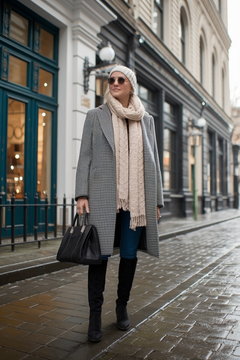 Tall Black Boots Outfit Winter: Elevate Your Winter Wardrobe outfit idea