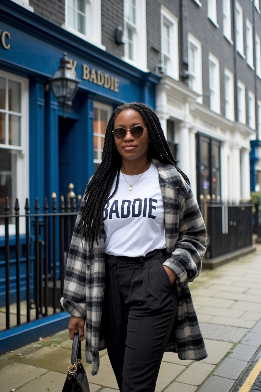 UK Baddie Outfits Black Women: London-Inspired Fashion outfit idea