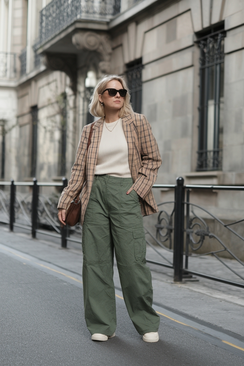 Wide Leg Cargo Pants Outfit: A Trendy Winter Essential outfit idea