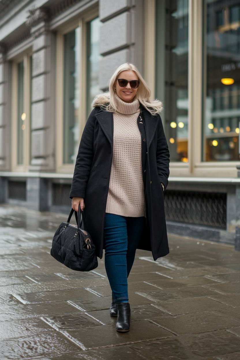 Winter Business Casual Outfits Plus Size for Comfort outfit idea