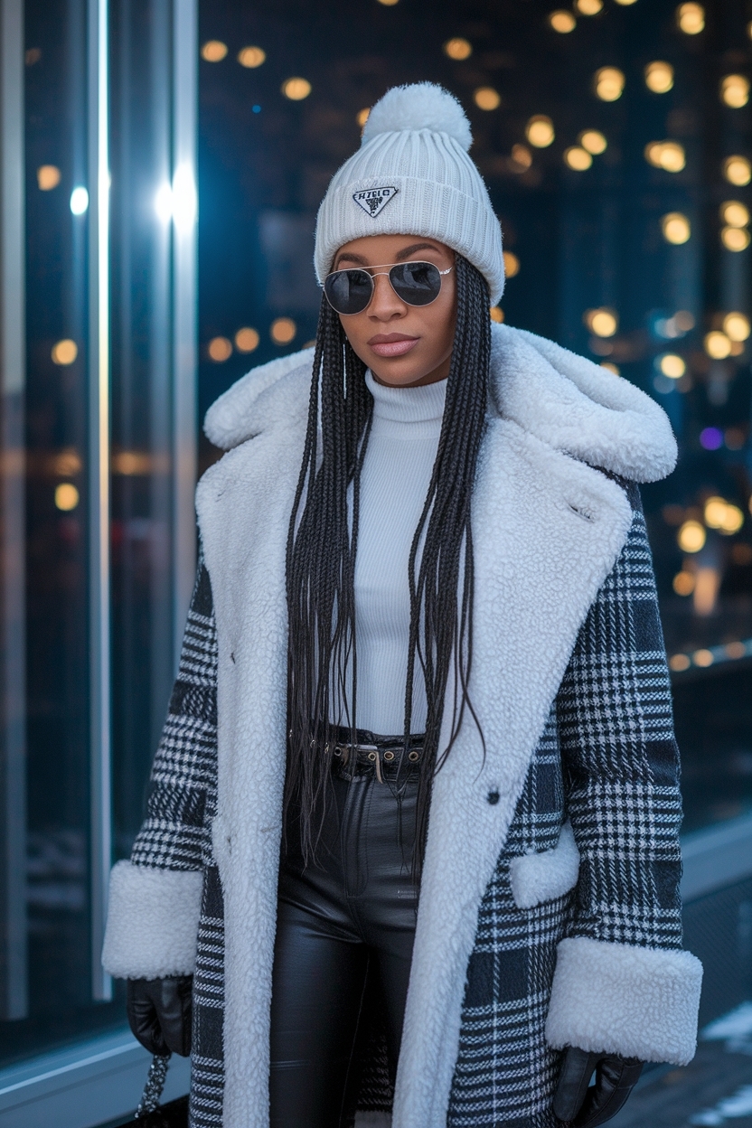 Winter Club Outfit Black Women: Night Out in Style outfit idea