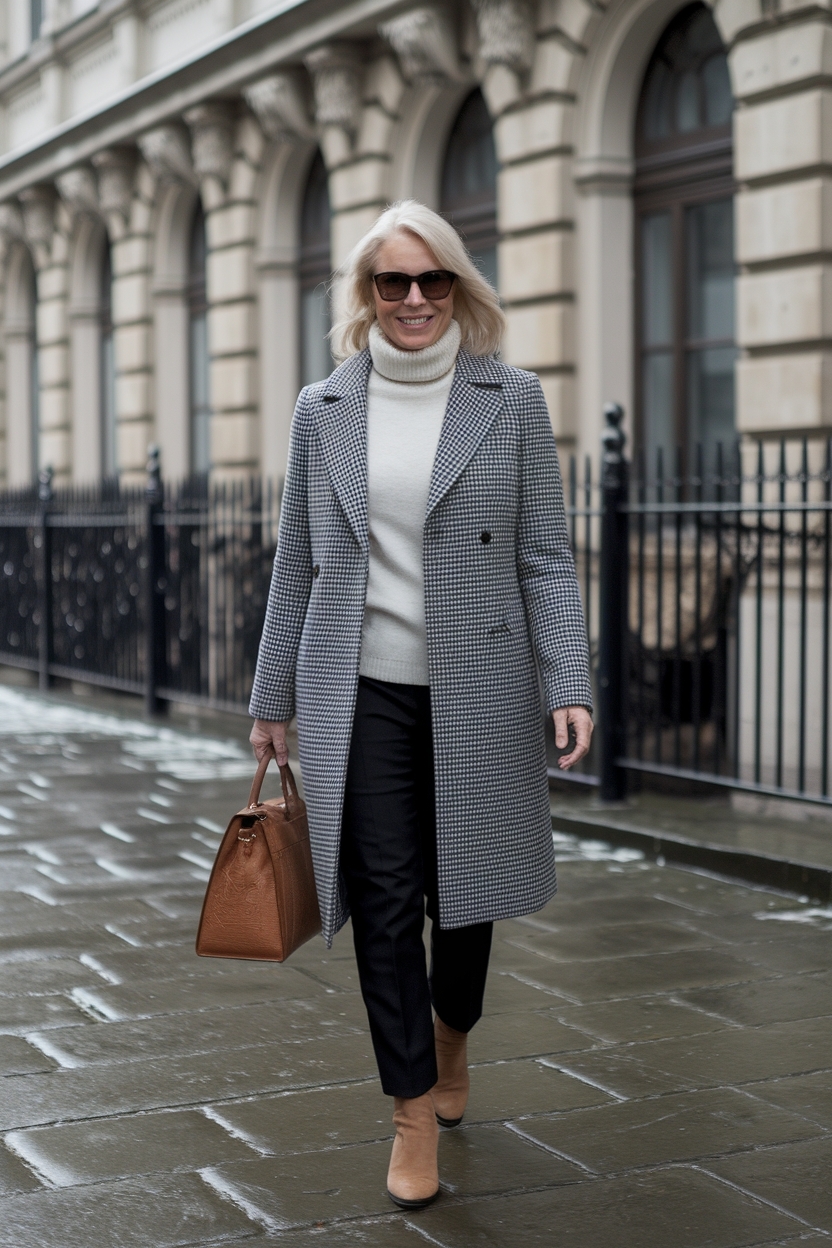Winter Outfits Women Over 40 Over 50 Off: Cozy Elegance outfit idea