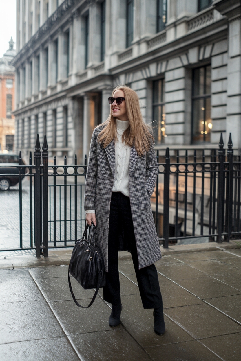 Sophisticated Winter Work Outfits for Women Business Casual outfit idea