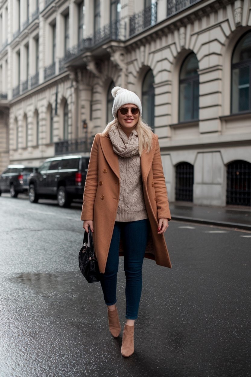 Casual Winter Work Outfits for Women to Stay Stylish outfit idea